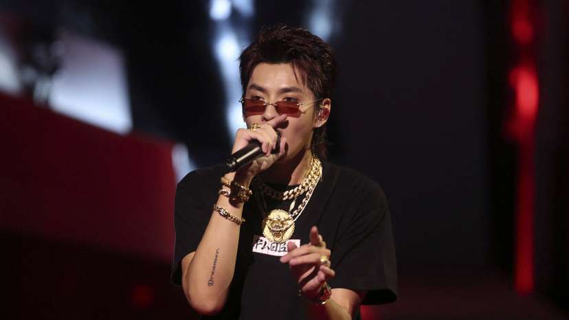 FILE PHOTO: Kris Wu performs at the iHeartRadio MuchMusic Video Awards (MMVA) in Toronto