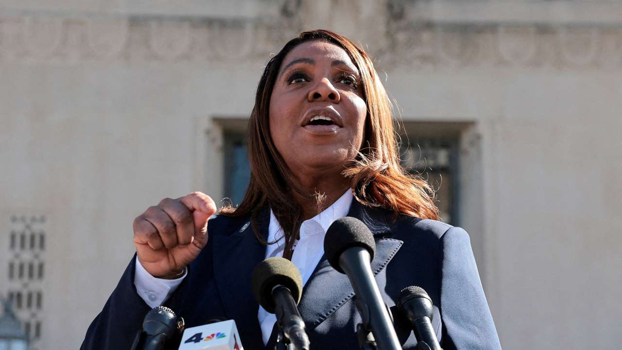 FILE PHOTO: New York Attorney General Letitia James at U.S. District Court for the Eastern District of Virginia