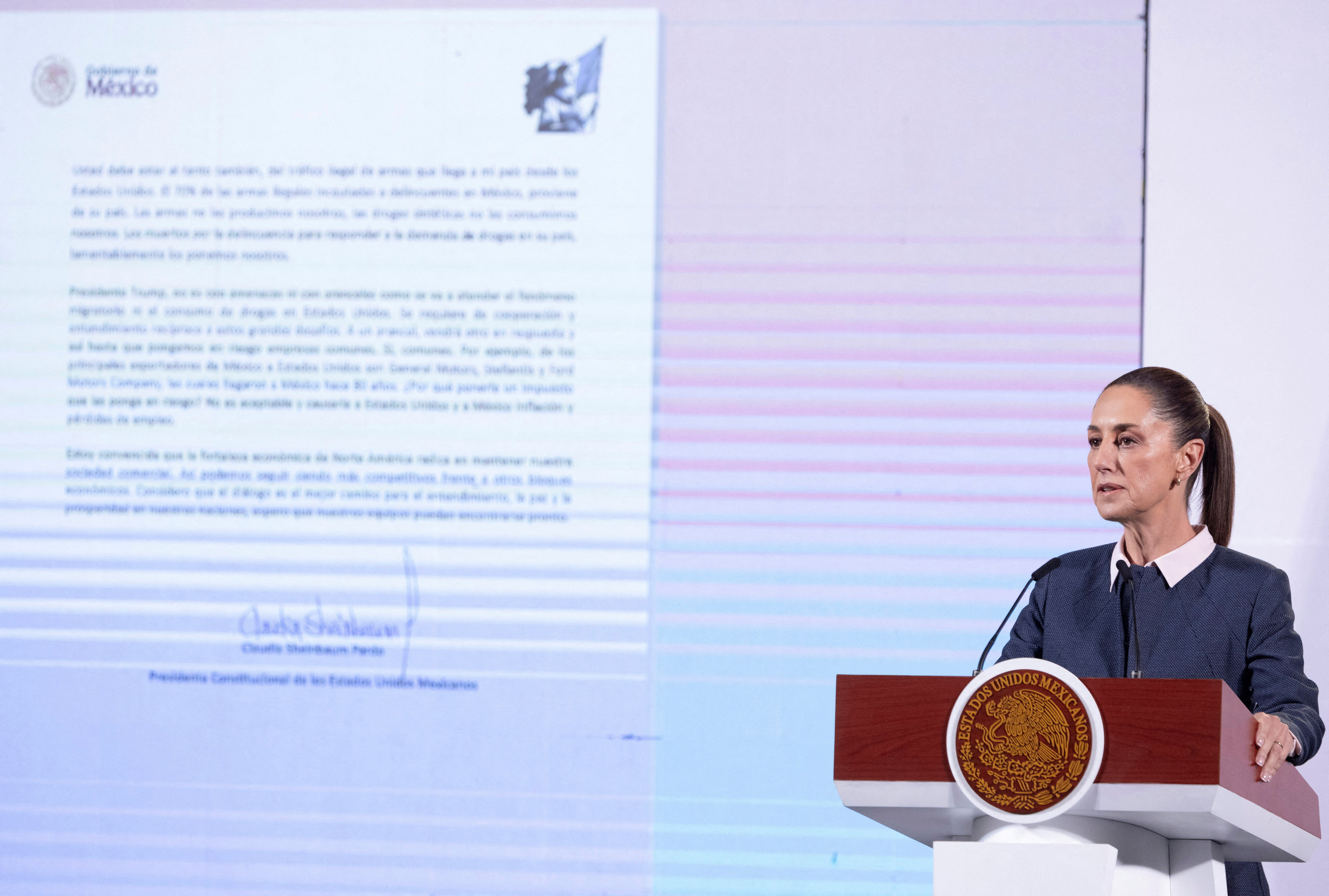 Mexican president warns Trump tariffs will worsen inflation, kill jobs