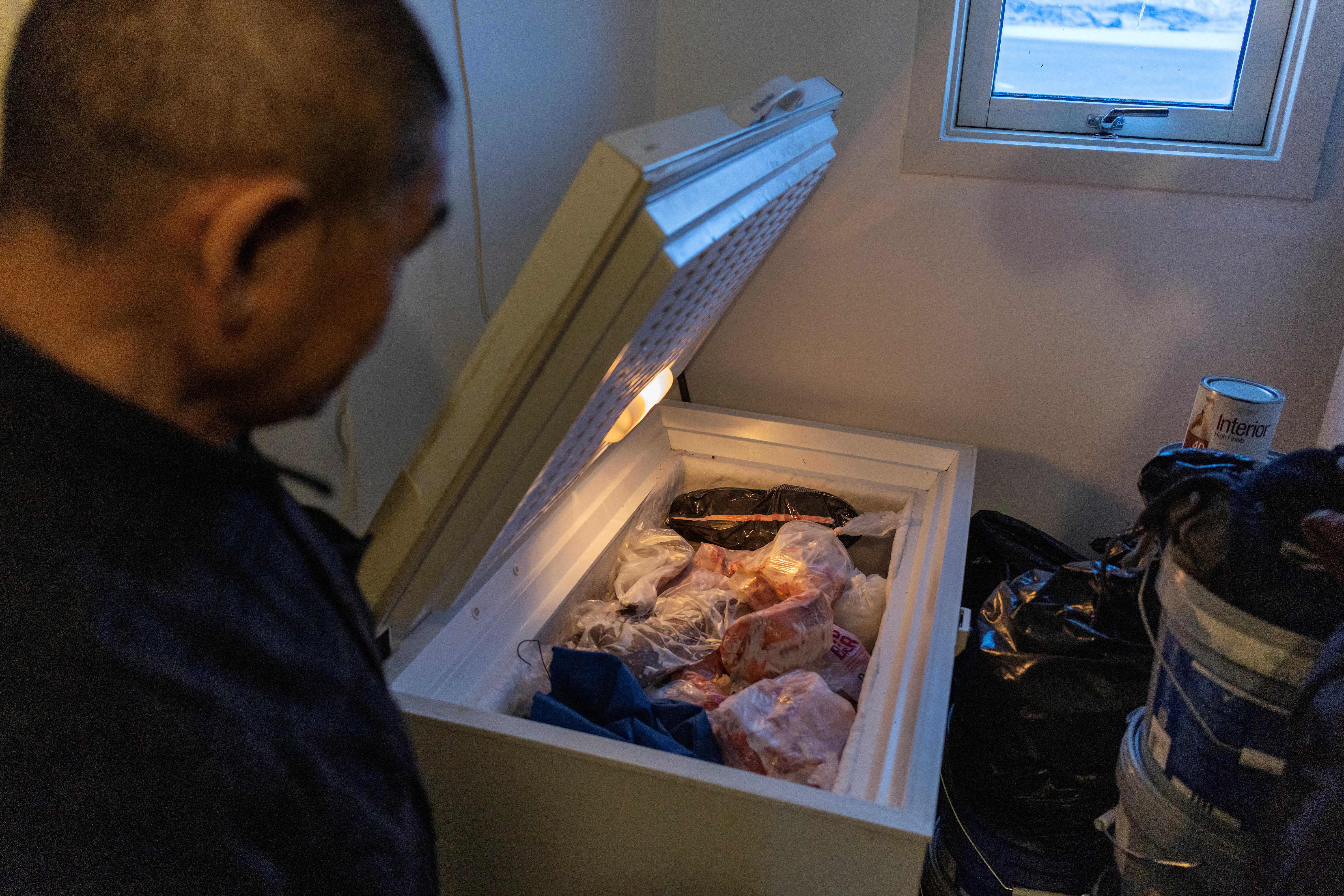 Freezers full of seal meat: How Greenland's hunting culture helps emergency preparedness