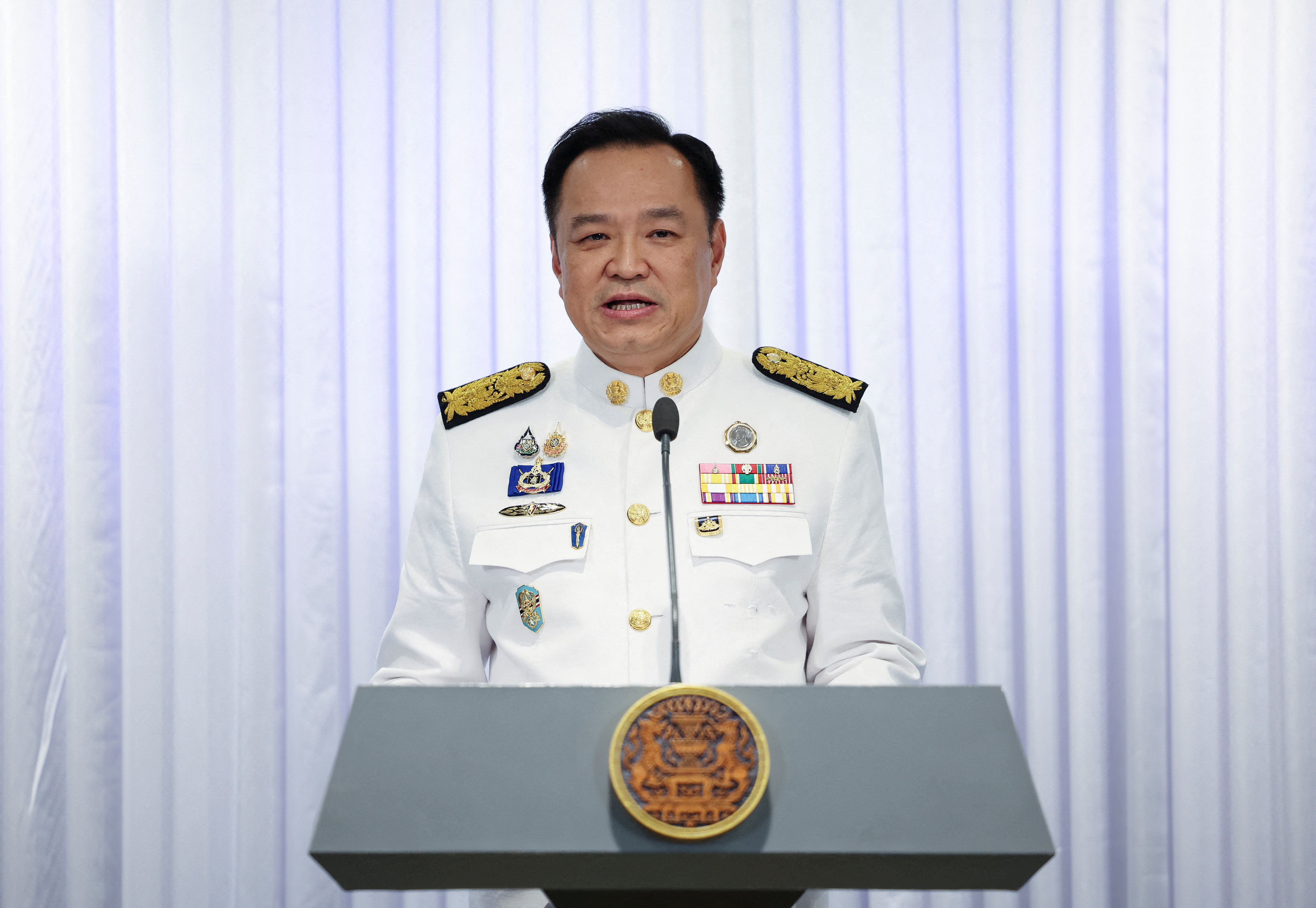 Thai King endorses Anutin Charnvirakul as Prime Minister, in Bangkok