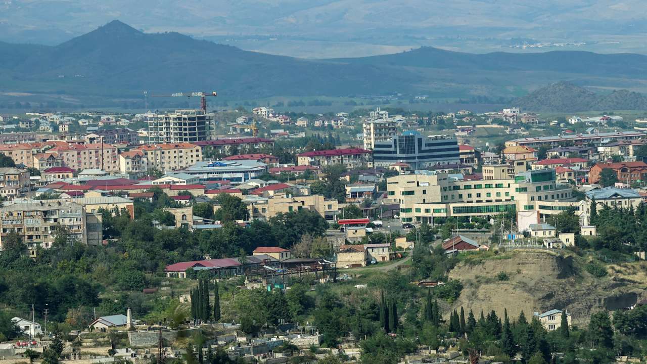 FILE PHOTO: Stepanakert city following mass exodus of ethnic Armenians from Nagorno-Karabakh