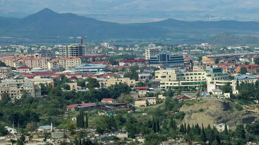FILE PHOTO: Stepanakert city following mass exodus of ethnic Armenians from Nagorno-Karabakh
