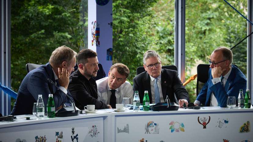 European leaders speak with U.S. President Trump via phone in Tirana
