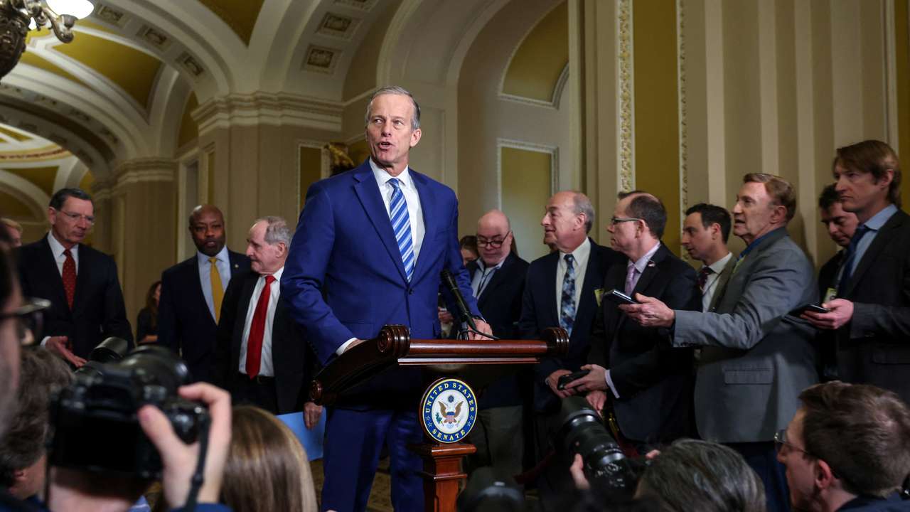 Republican Leaders hold a press conference on Capitol Hill in Washington