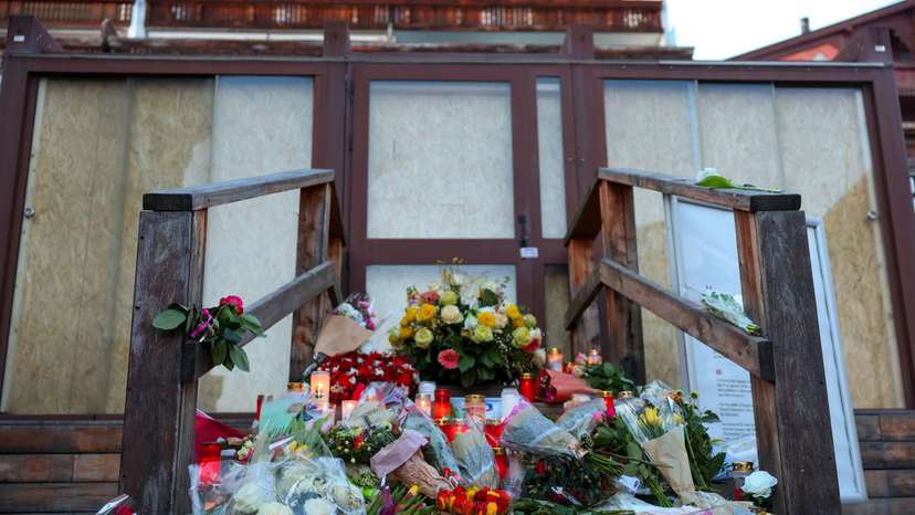 Aftermath of New Year's Eve party fire and explosion at "Le Constellation" bar in Crans-Montana