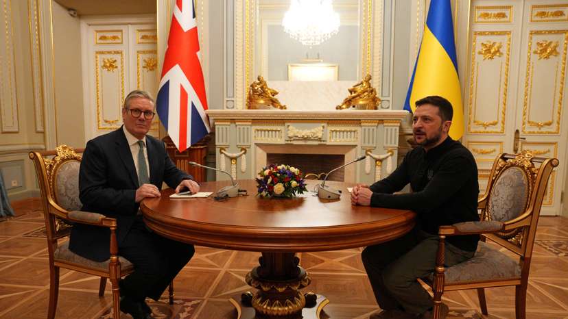 British Prime Minister Keir Starmer visits Ukraine