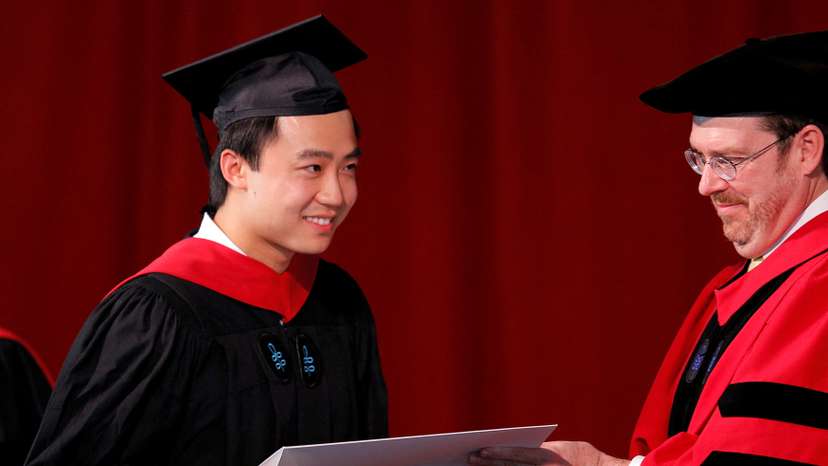 FILE PHOTO: Bo Guagua, son of fallen Chinese politician Bo Xilai, receives his masters degree at Harvard University