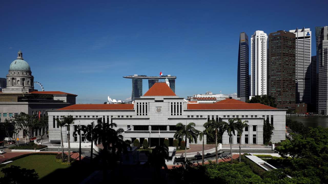 A view of the Parliament House in Singapore