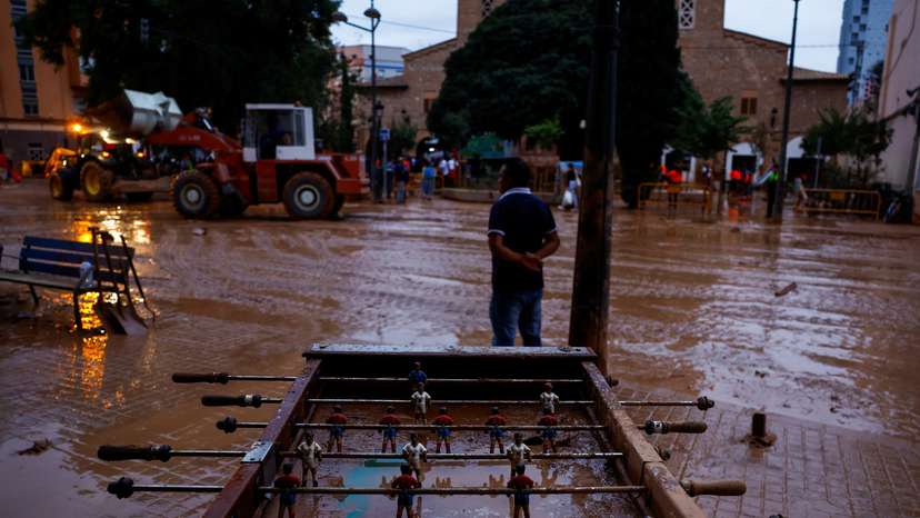 Aftermath of floods in Valencia