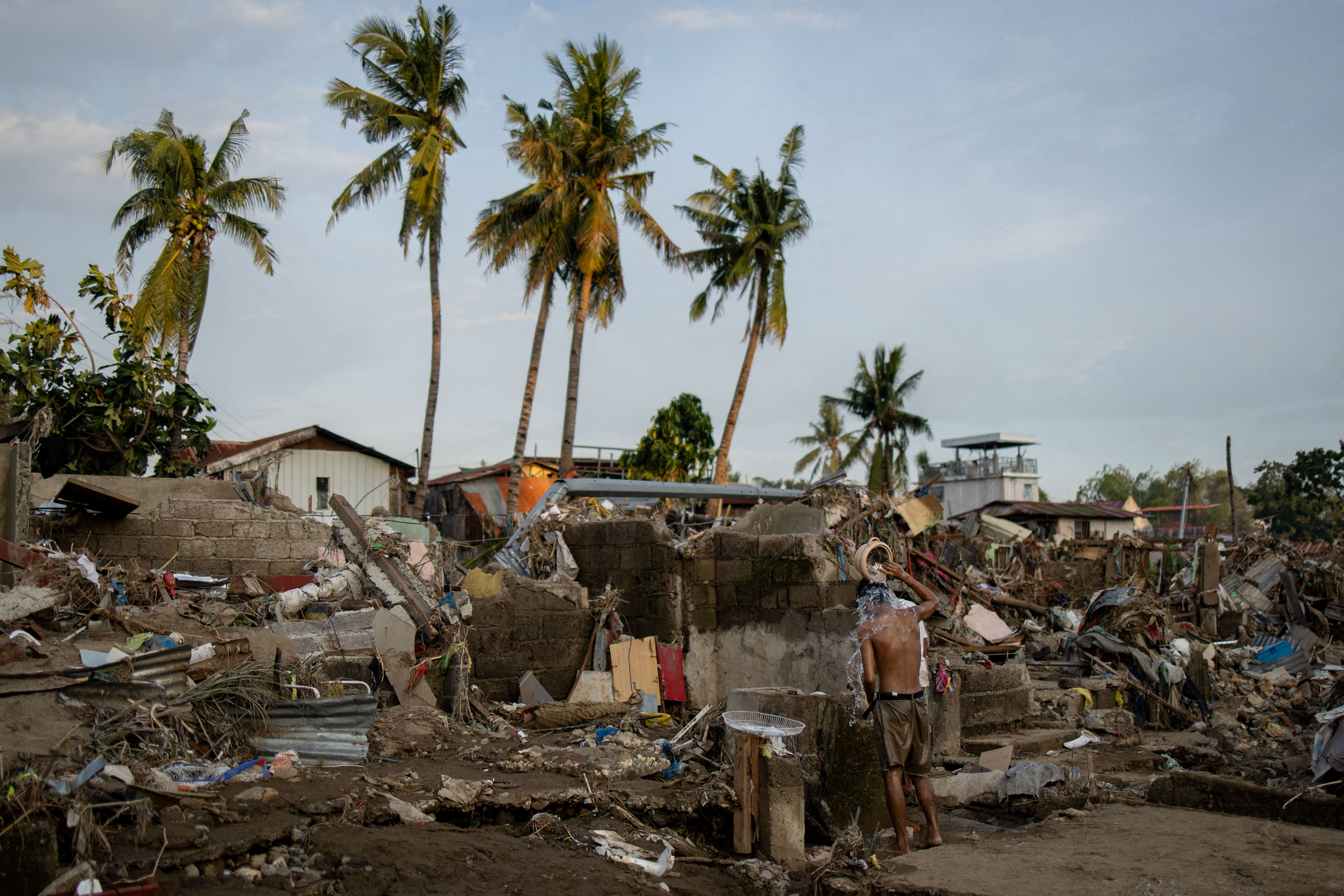 Aftermath of Typhoon Kalmaegi in Cebu, Philippines