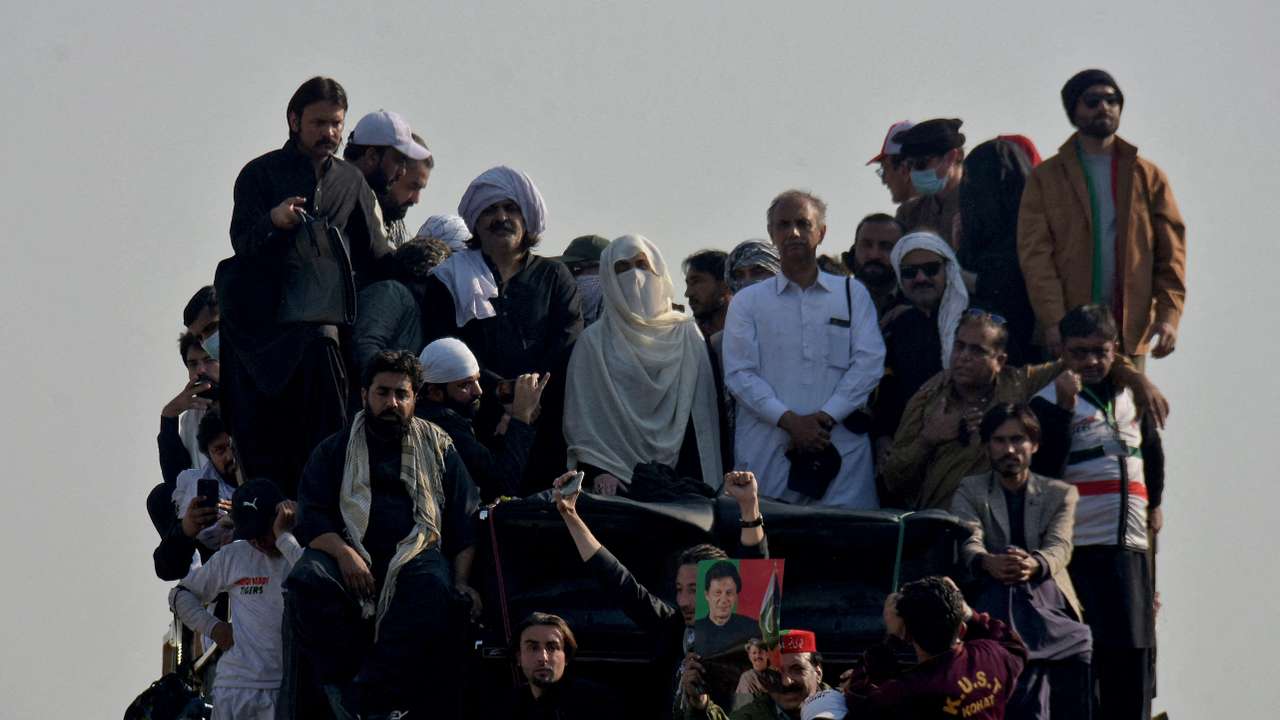 FILE PHOTO: Bushra Bibi, wife of jailed former Pakistani Prime Minister Imran Kha