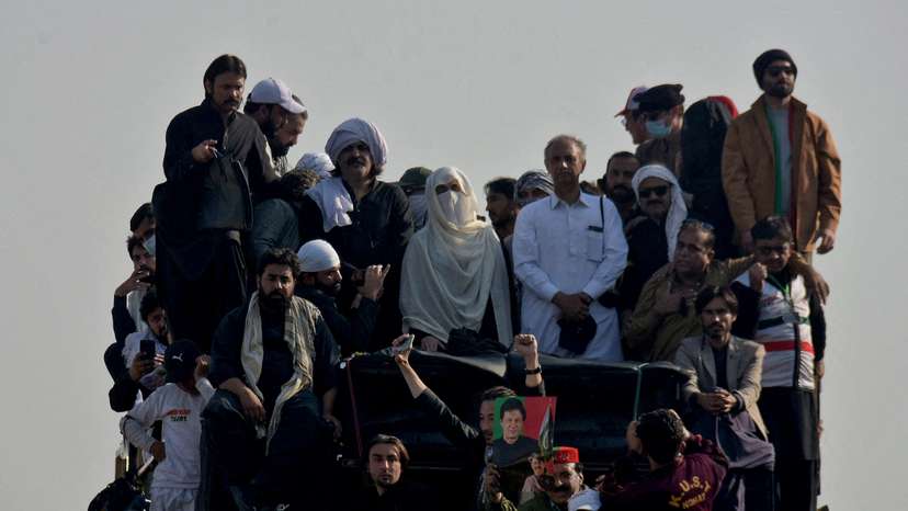 FILE PHOTO: Bushra Bibi, wife of jailed former Pakistani Prime Minister Imran Kha