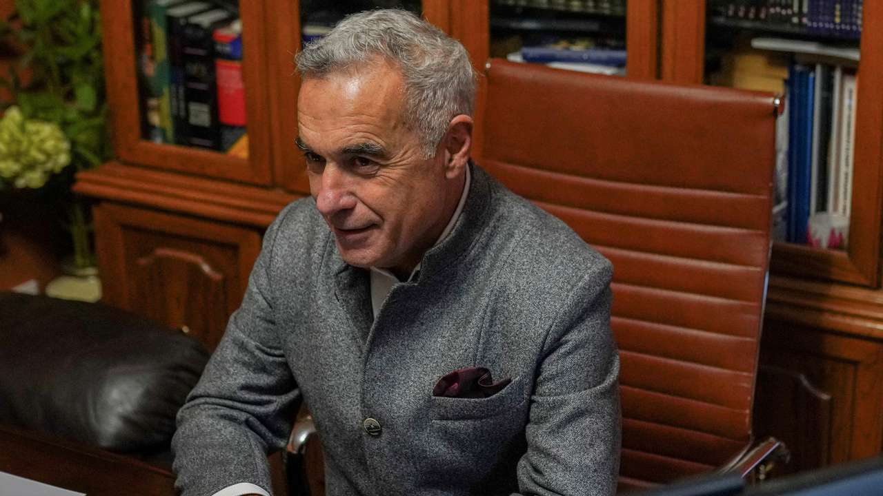 FILE PHOTO: Romanian independent far-right presidential candidate Calin Georgescu