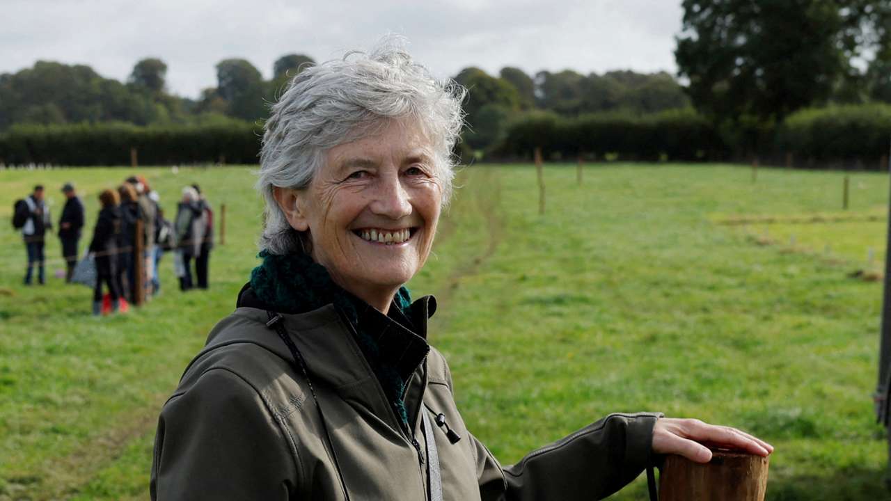 FILE PHOTO: Irish presidential candidate Connolly attends Irish National Ploughing Championships in Screggan