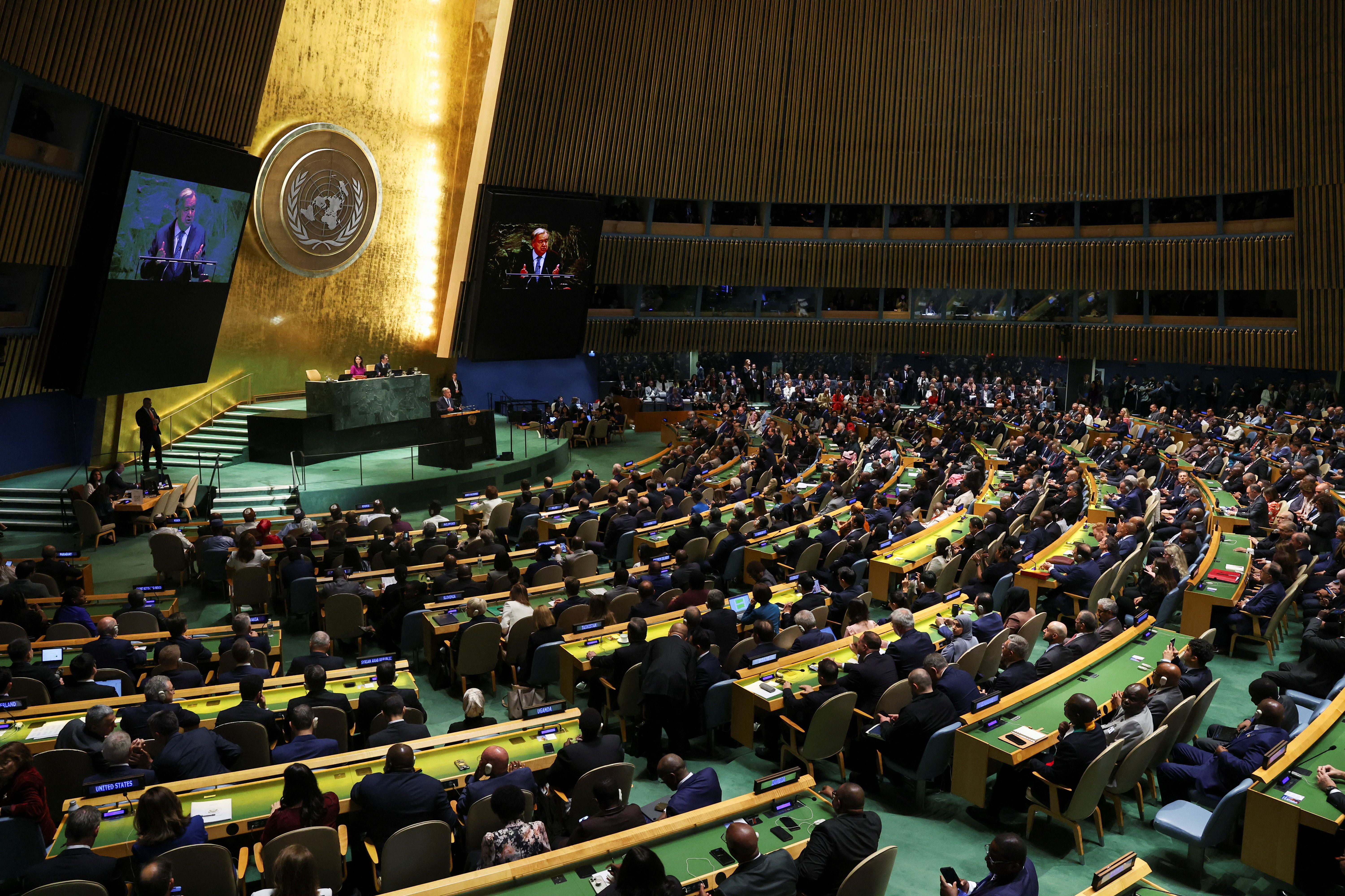 80th United Nations General Assembly at UN headquarters in New York City