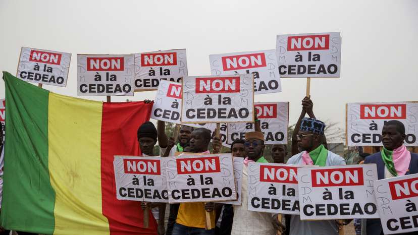 Mali junta calls for demonstrations to support decision to leave ECOWAS regional bloc