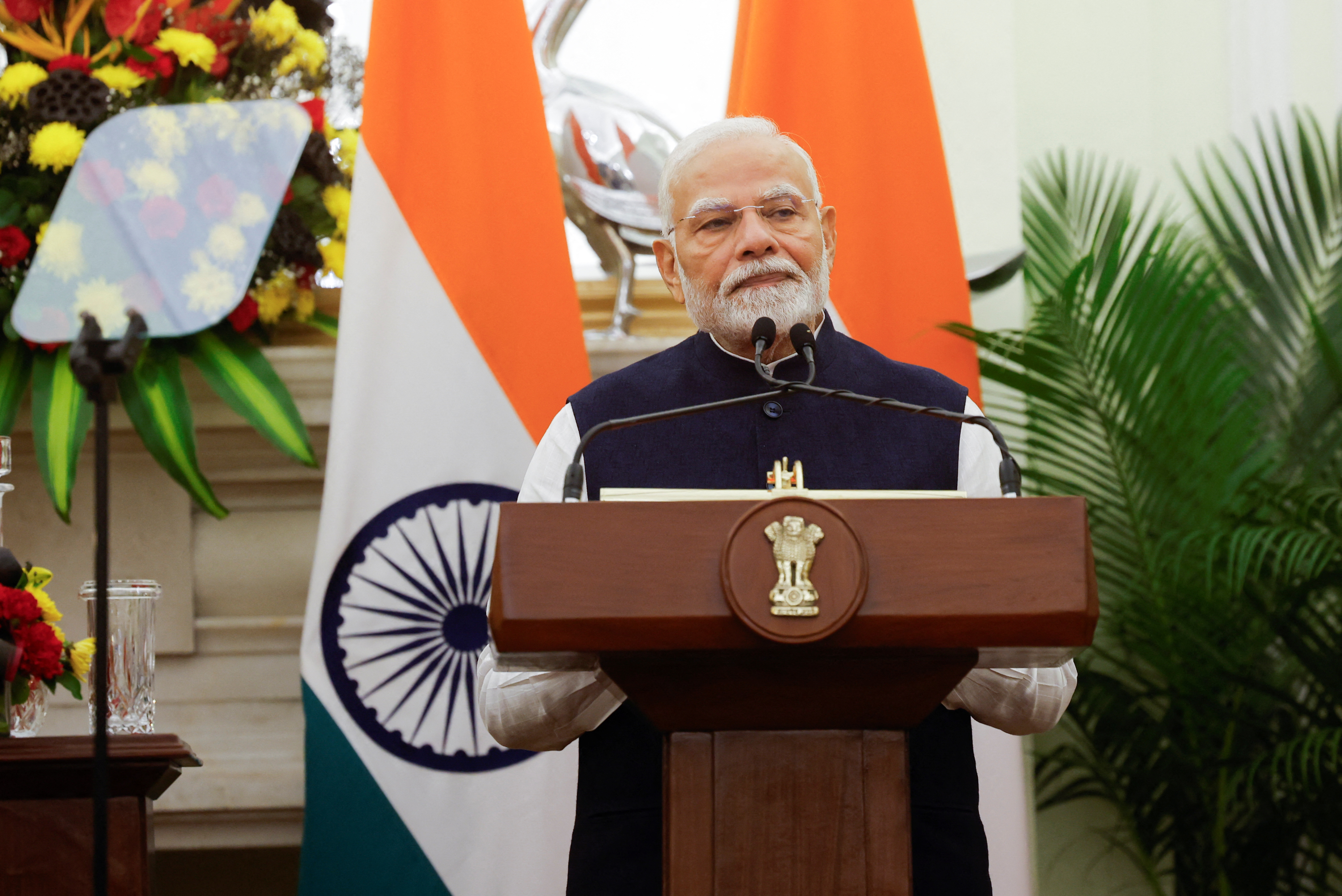 German Chancellor Olaf Scholz visits India