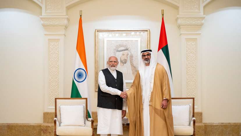 Indian PM Modi visits UAE