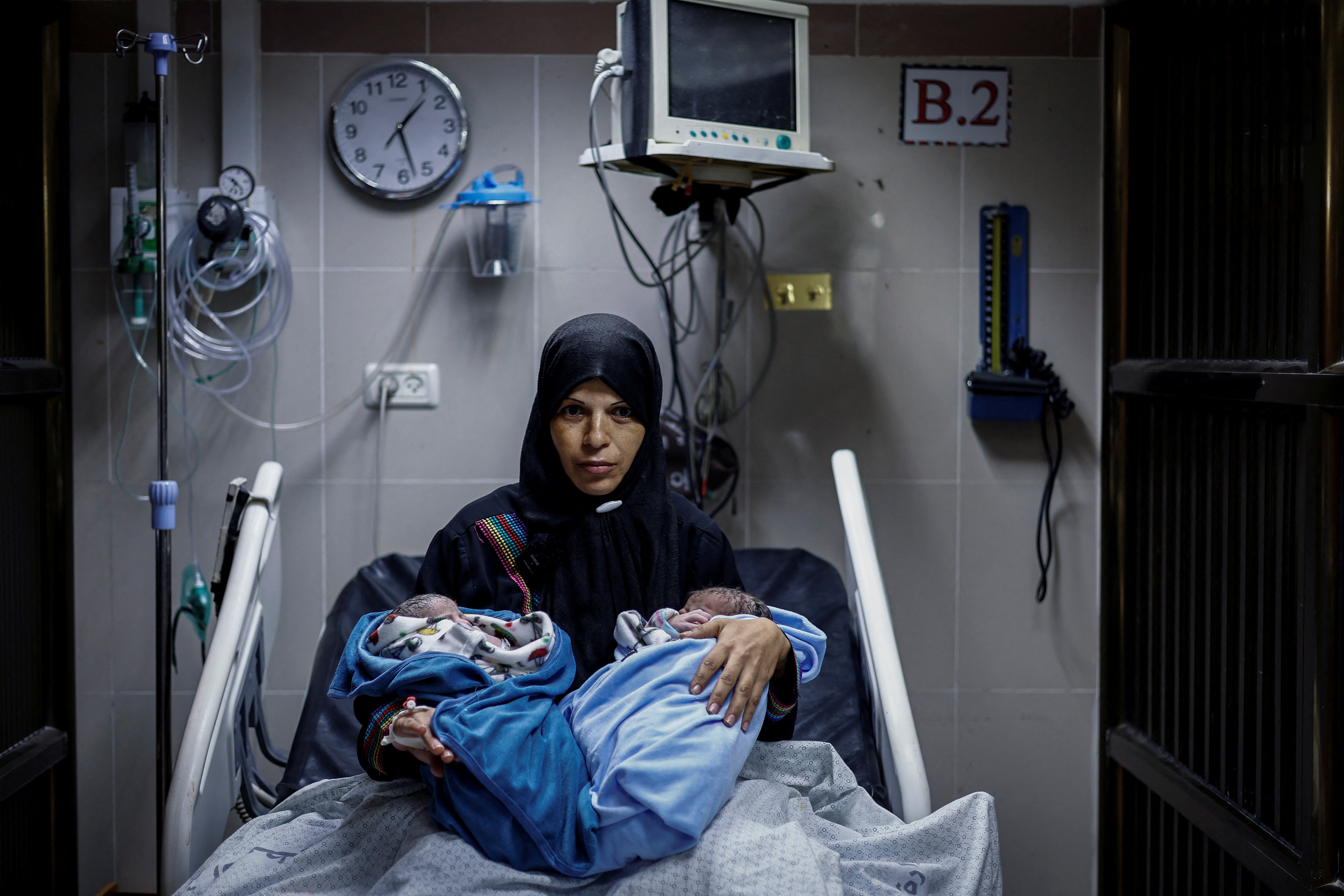 The Wider Image: The Gaza twins whose whole life has been war