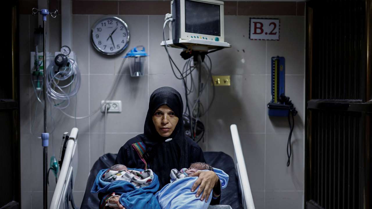 The Wider Image: The Gaza twins whose whole life has been war