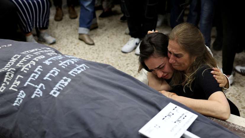 Funeral of Tzeela Gez, in Jerusalem