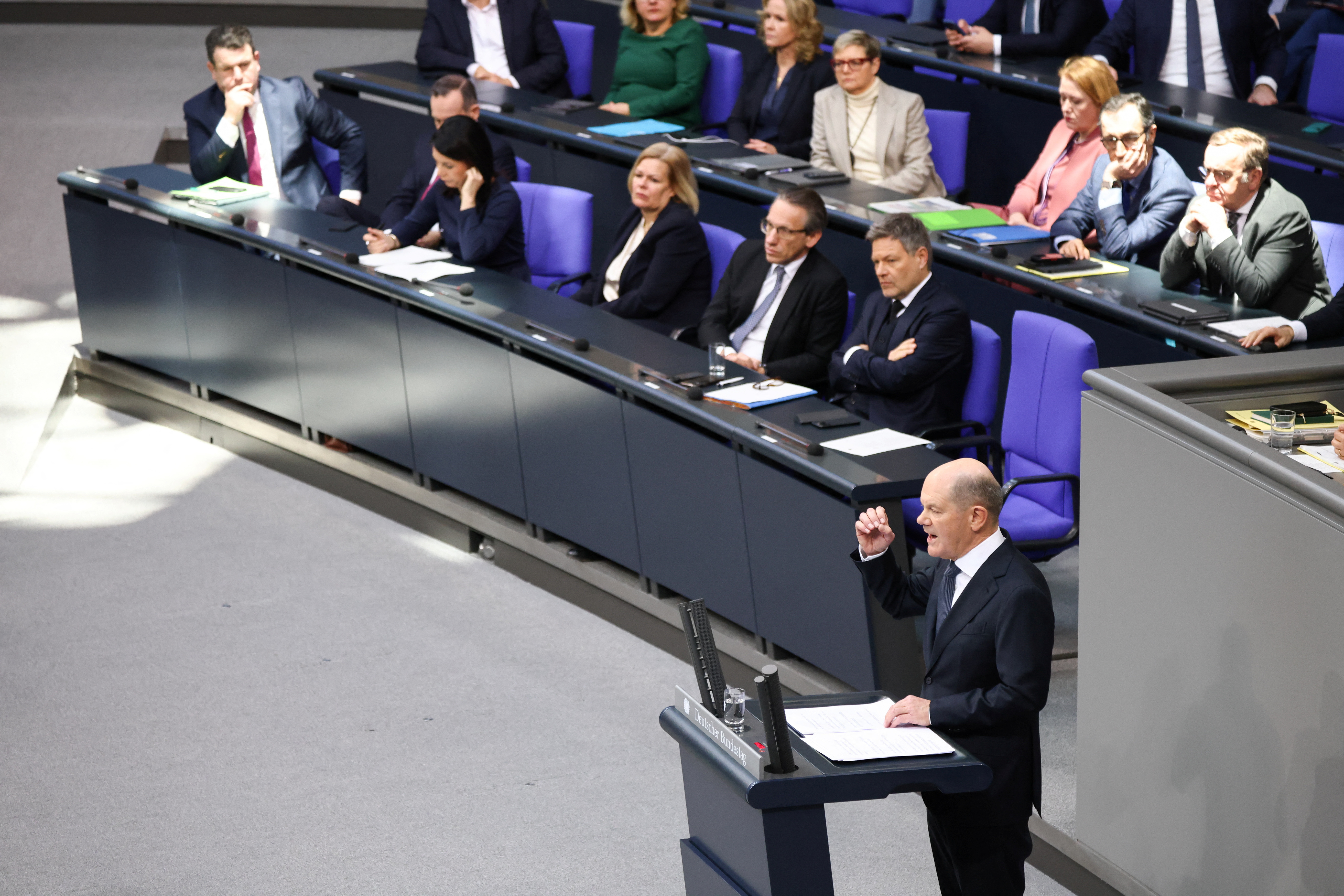 Session of German lower house of parliament Bundestag ahead of the general election, in Berlin