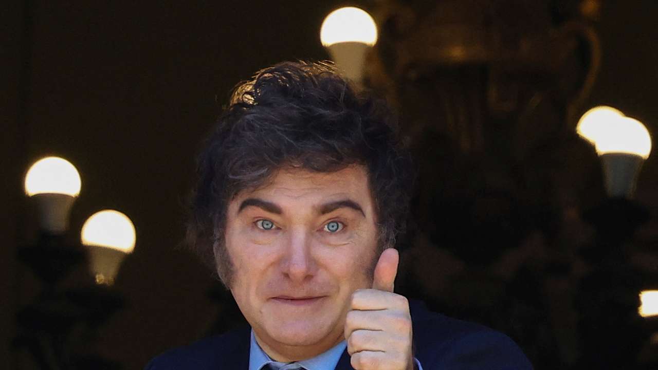 Argentina's President Milei receives Italy's PM Meloni, in Buenos Aires