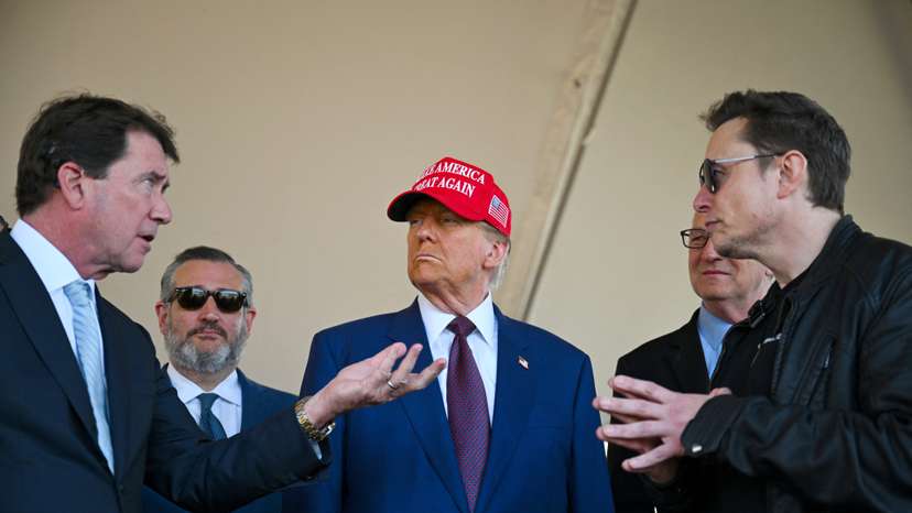 Donald Trump Watches SpaceX Launch Its Sixth Test Flight Of Starship Spacecraft