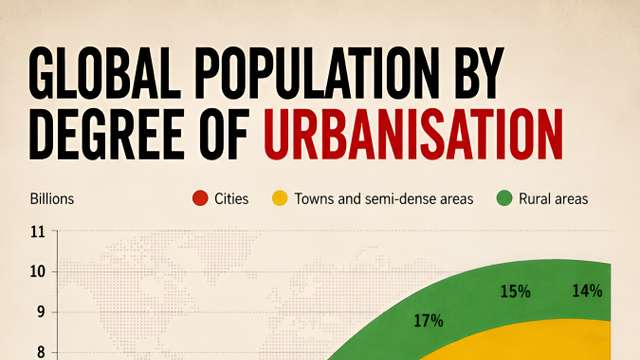 Nearly half the world now lives in cities as urban growth accelerates