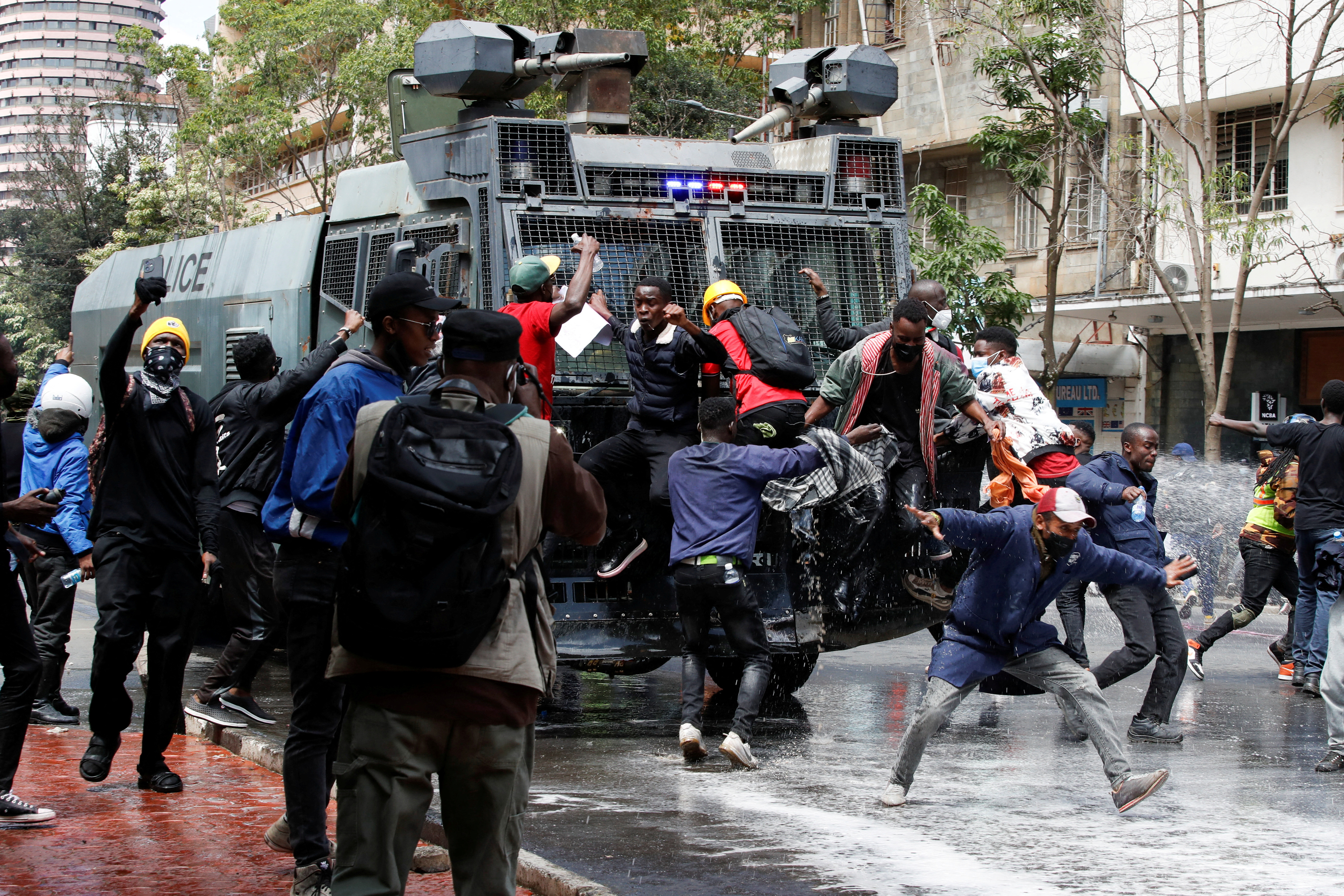 Demonstration against Kenya's proposed finance bill 2024/2025 in Nairobi