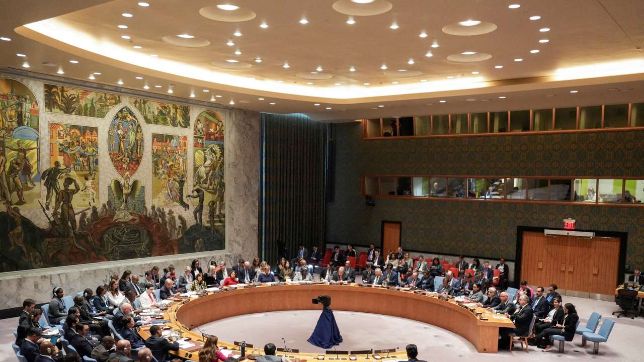 United Nations Security Council meeting at U.N. headquarters in New York