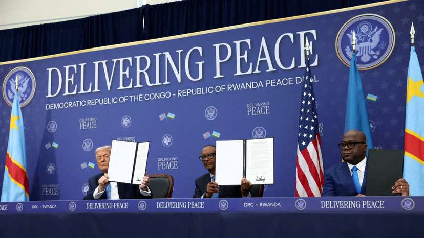 FILE PHOTO: U.S. President Trump hosts leaders of Congo and Rwanda, in Washington