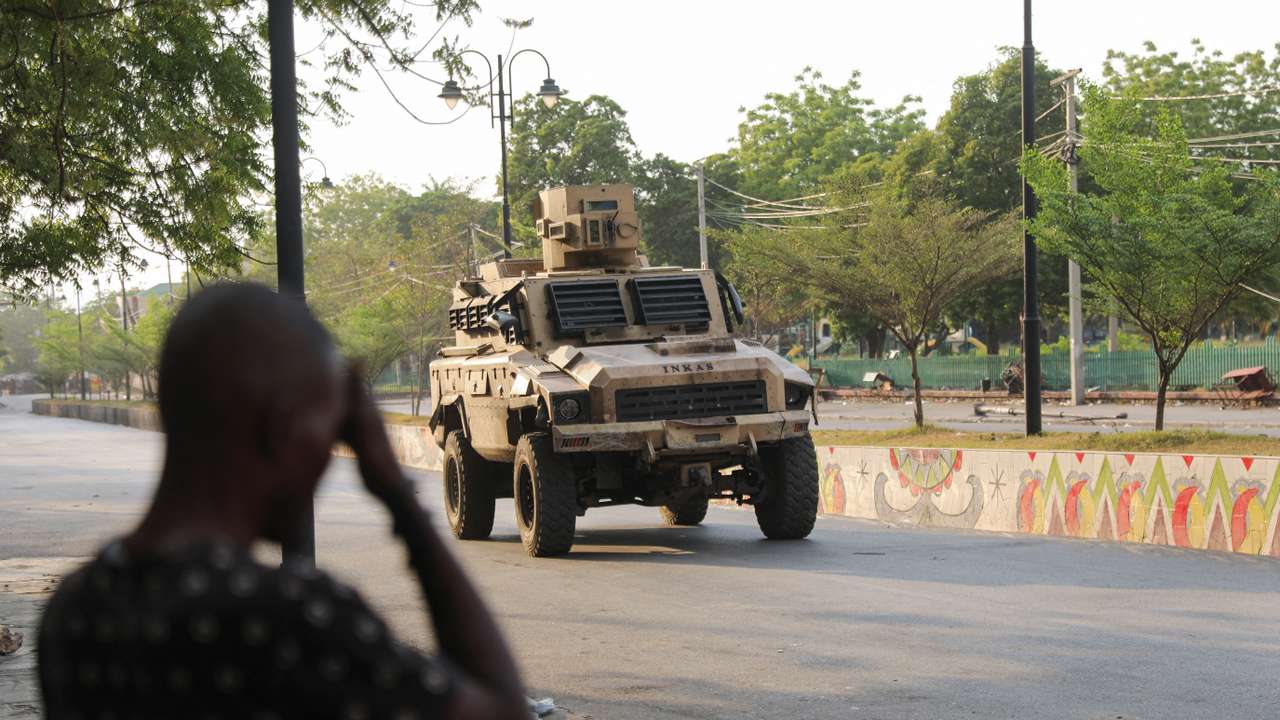 Gunfire near Haiti's National Palace, in Port-au-Prince