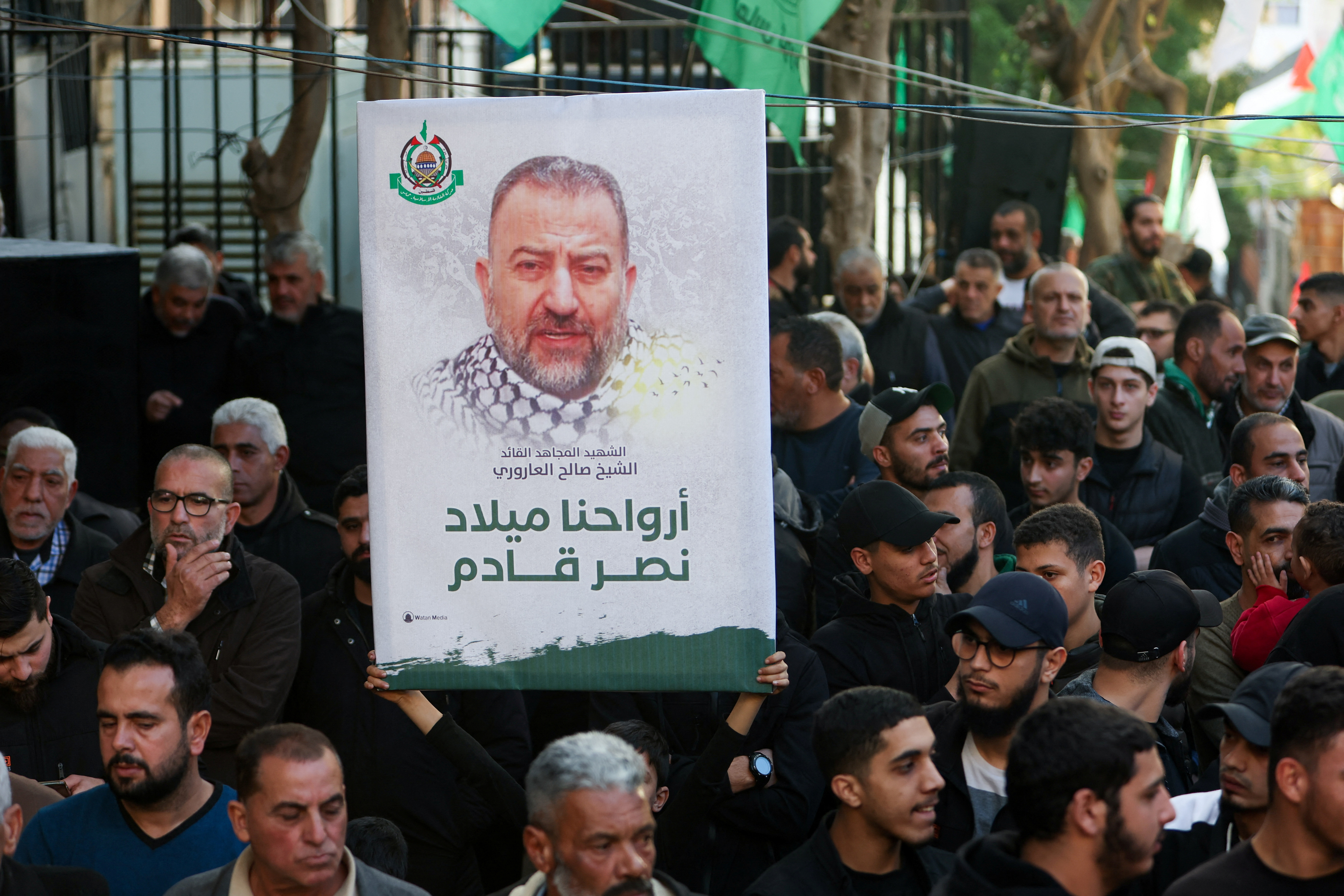 Funeral of Ahmad Hammoud, in Burj al-Shemali