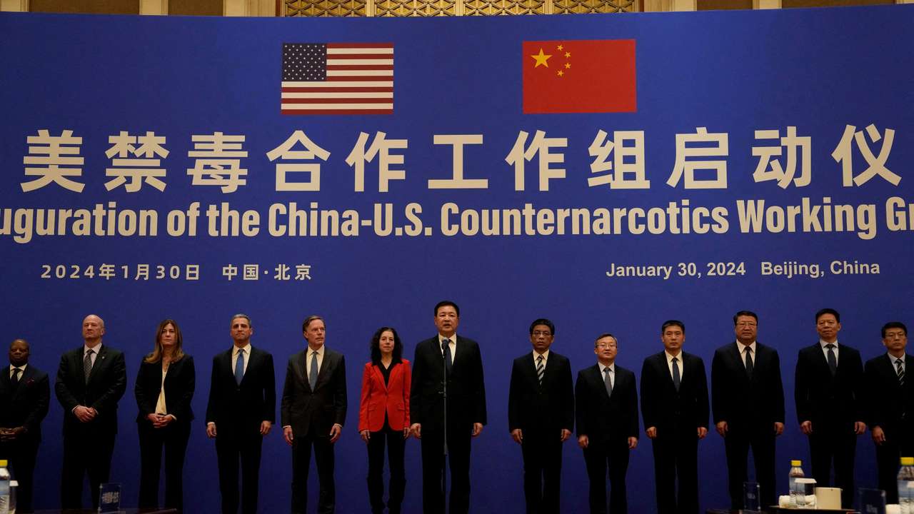FILE PHOTO: Interagency U.S. delegation visits China to launch the U.S.-China Counternarcotics Working Group