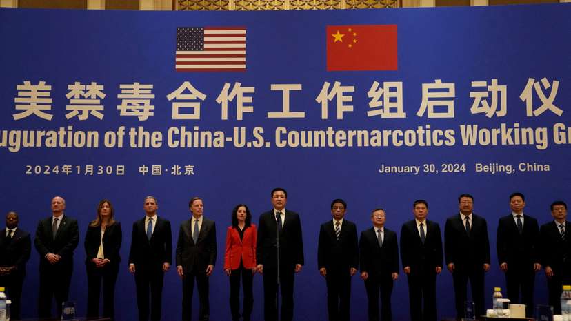 FILE PHOTO: Interagency U.S. delegation visits China to launch the U.S.-China Counternarcotics Working Group