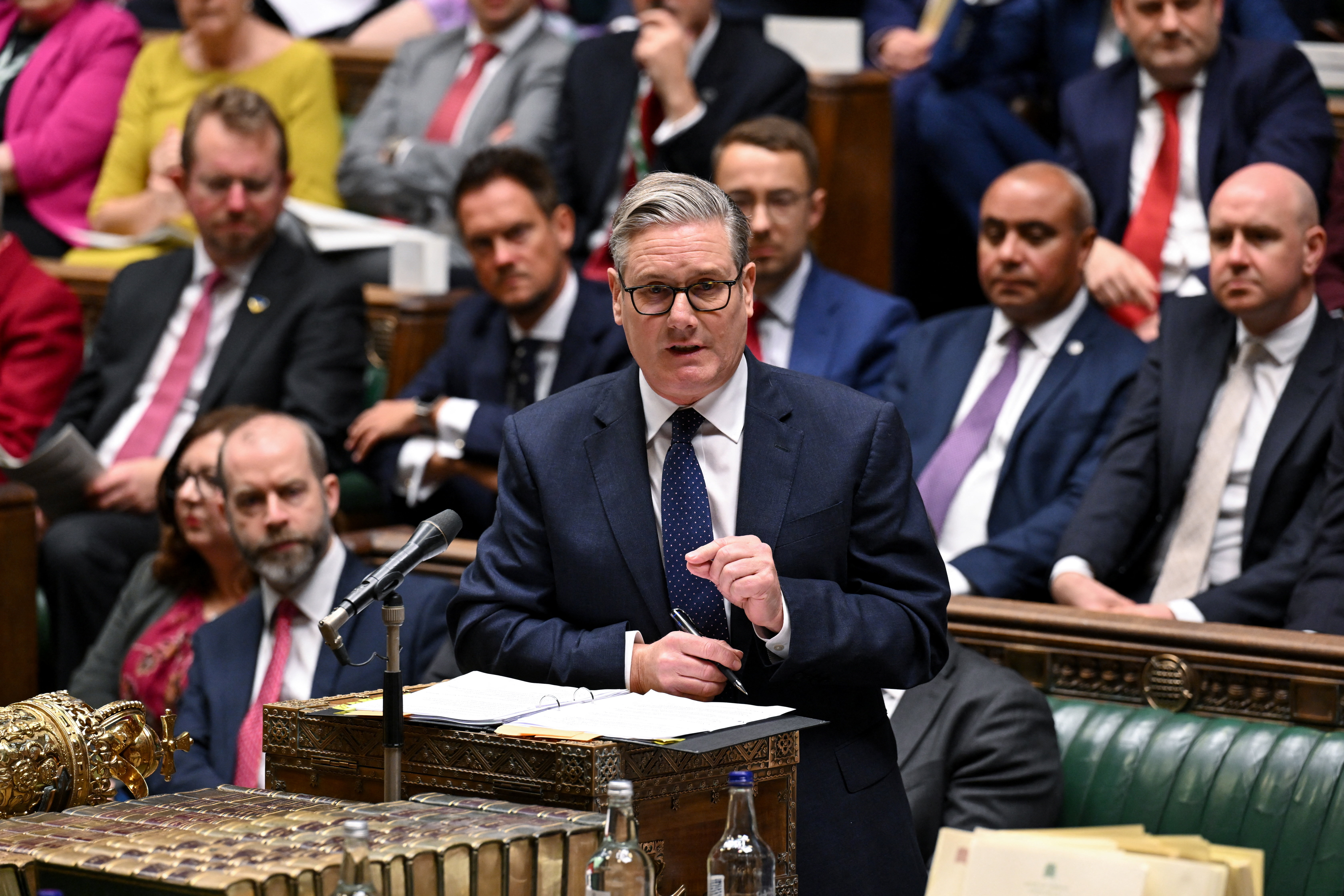Prime Minister's Questions at the House of Commons in London
