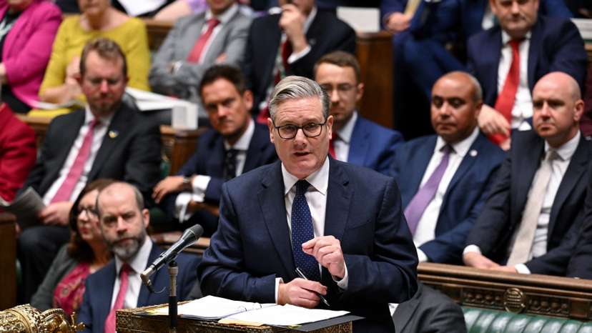 Prime Minister's Questions at the House of Commons in London