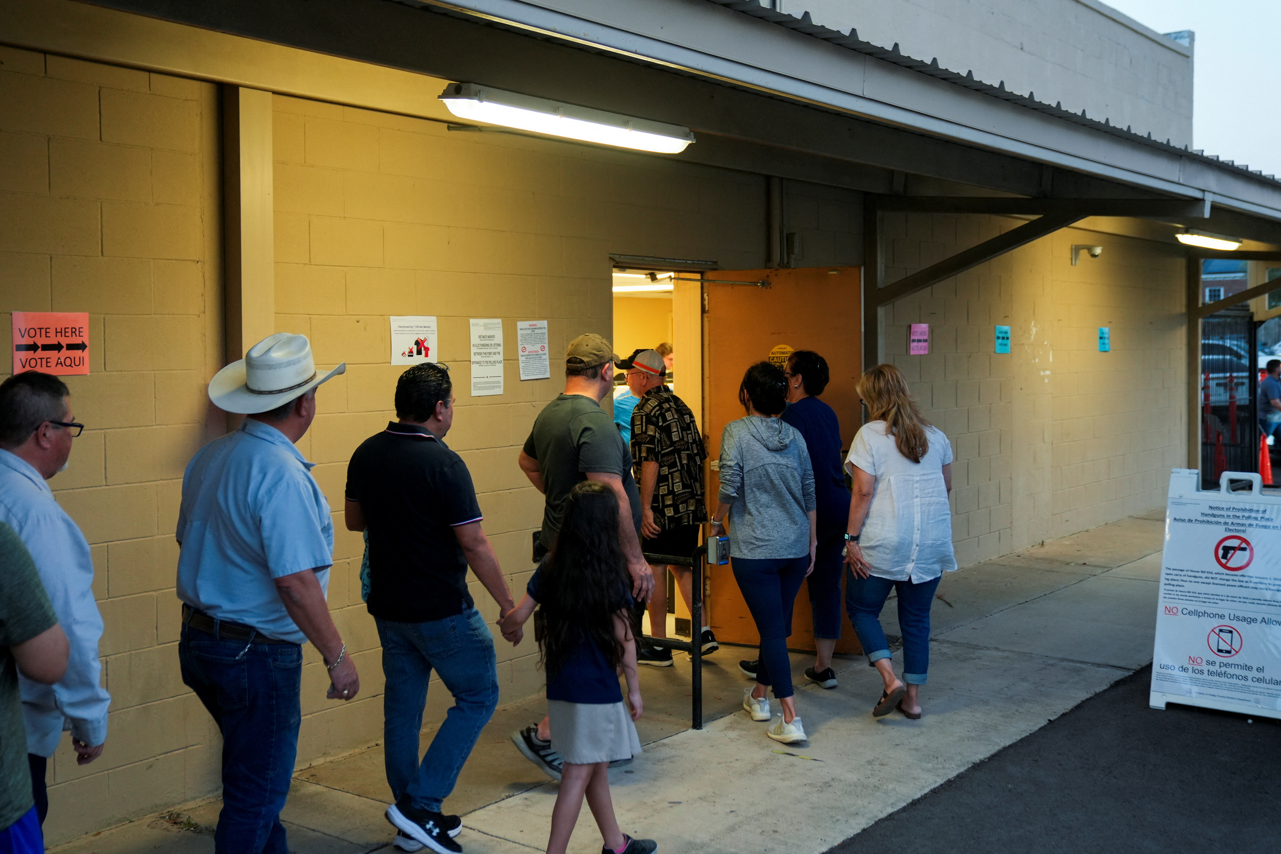 Super Tuesday primary election in Edinburg