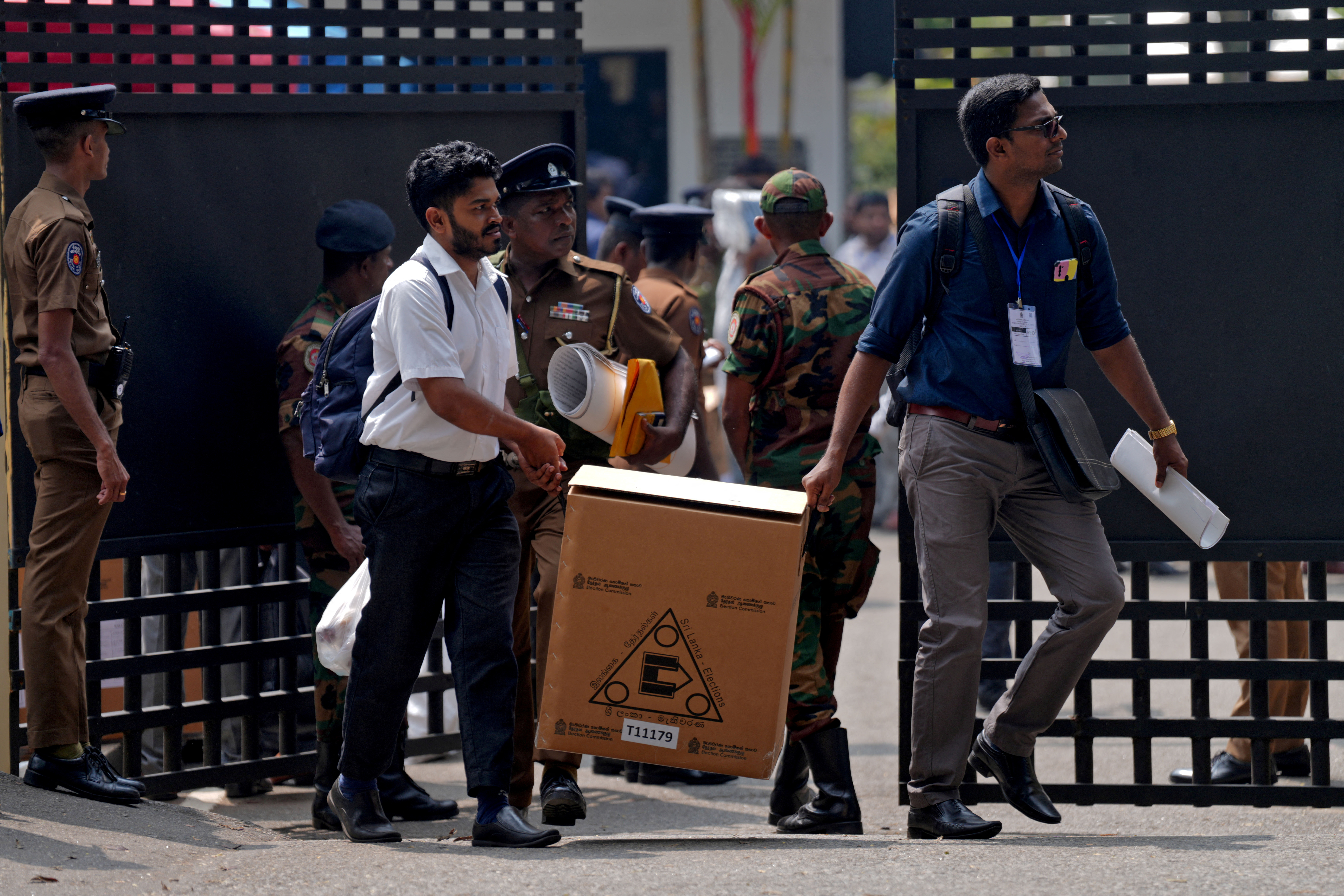 A day before the Parliamentary Election, in Colombo