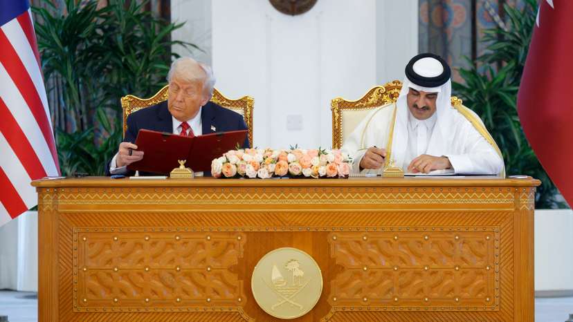 U.S. President Trump visits Qatar