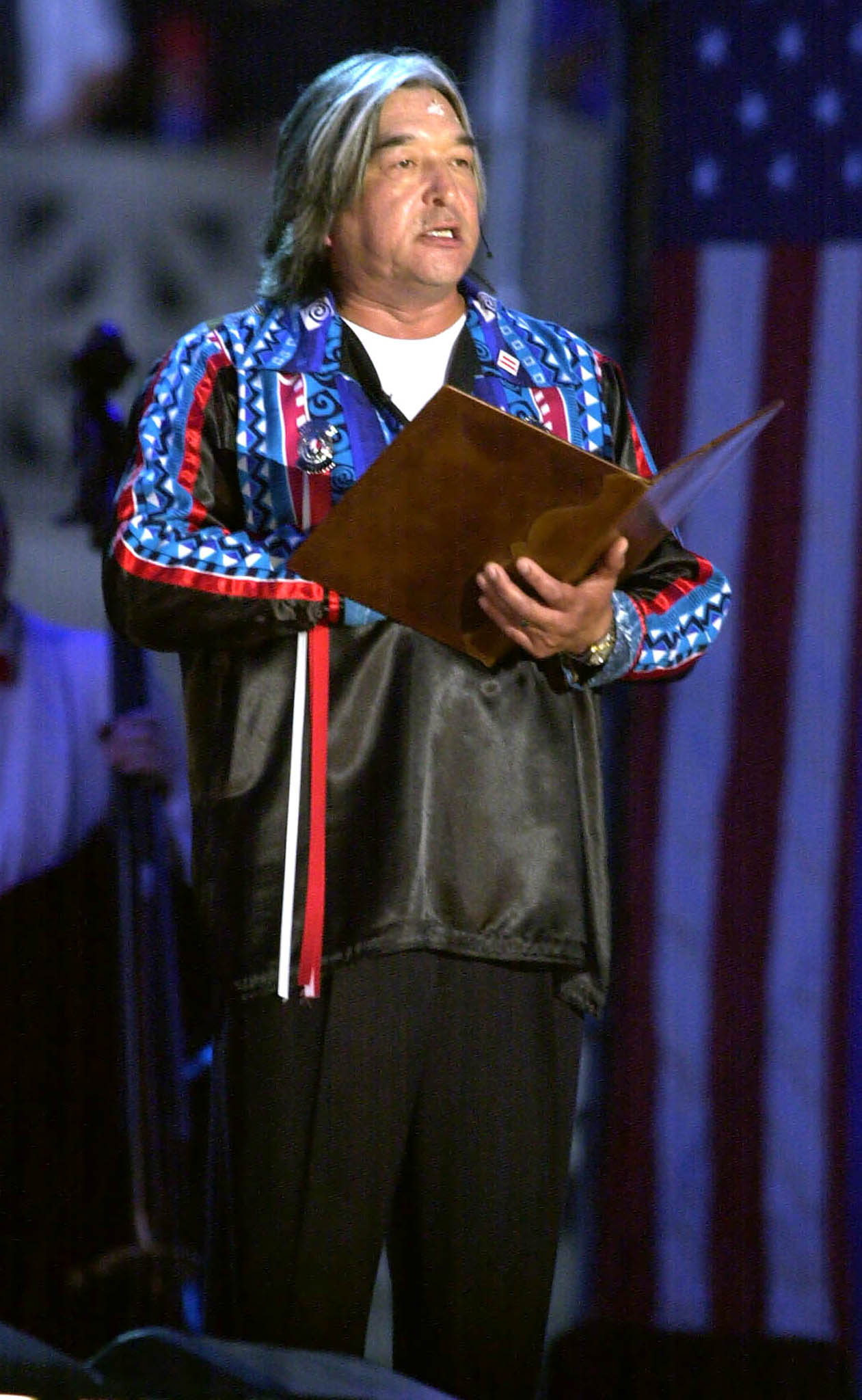 ACTOR GRAHAM GREENE READS FROM THE DECLARATION OF INDEPENDENCE.