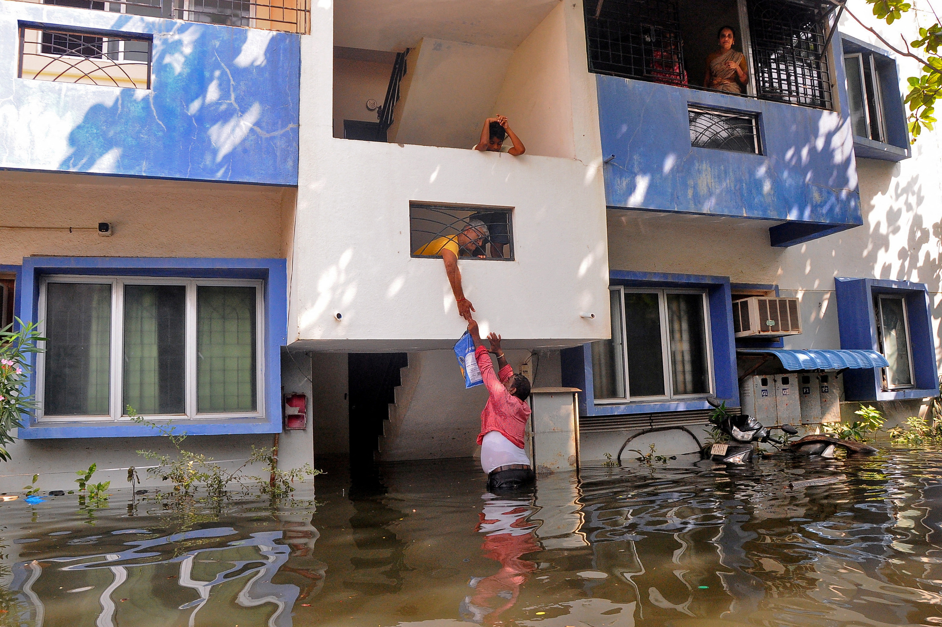 Aftermath of Cyclone Michaung, in Chennai