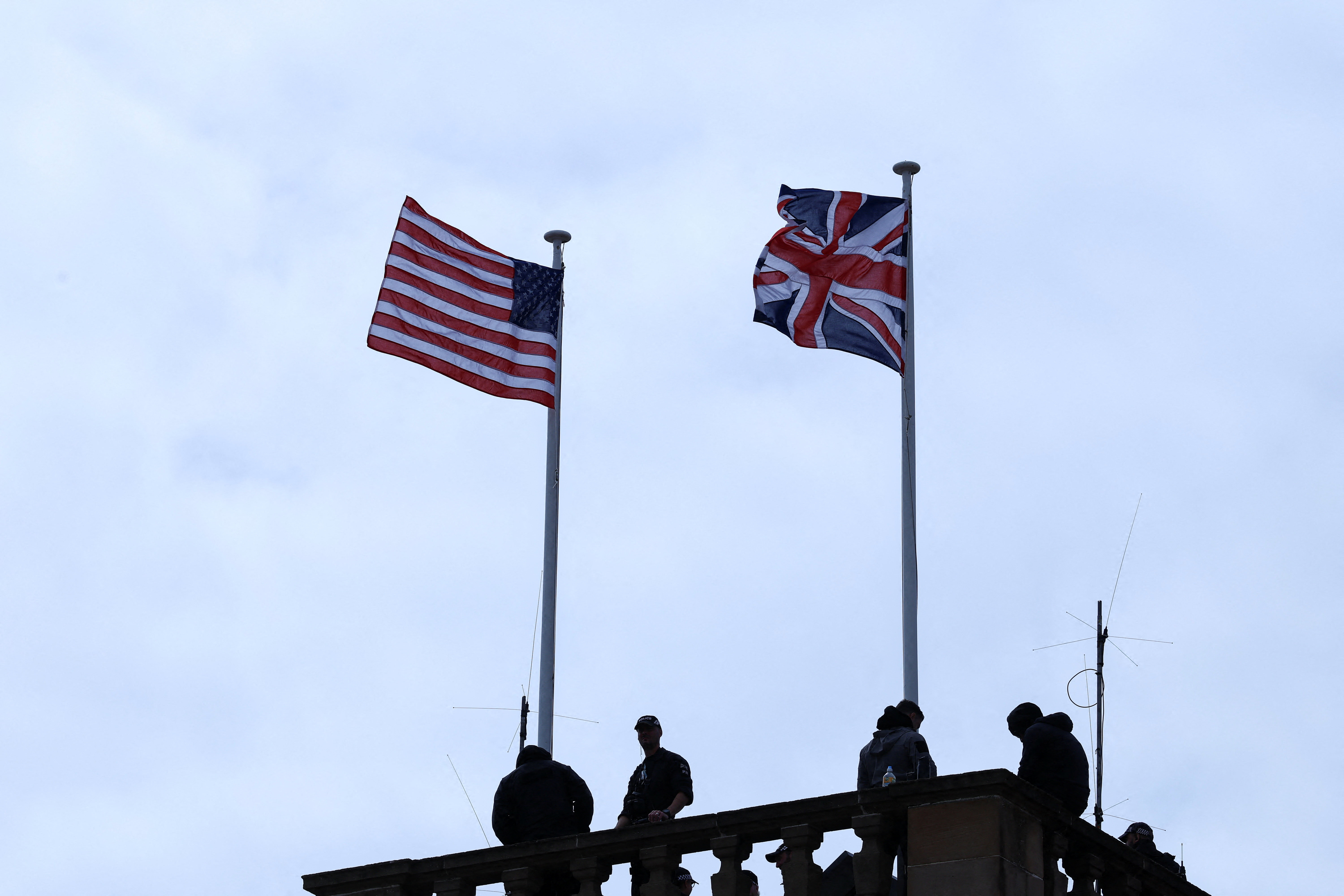 U.S. President Trump visits Scotland