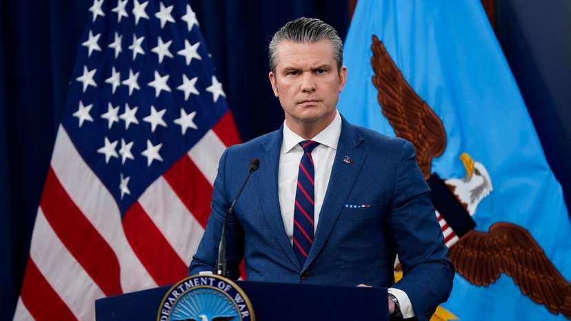 Briefing amid the U.S.-Israeli conflict with Iran, at the Pentagon in Washington, D.C.