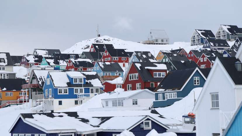 FILE PHOTO: A view of Greenland's capital Nuuk