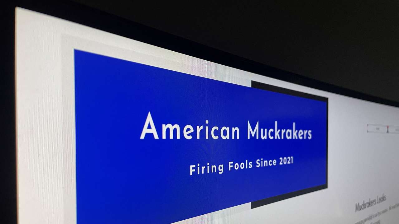 The website of the Democratic Political Action Committee (PAC) American Muckrakers