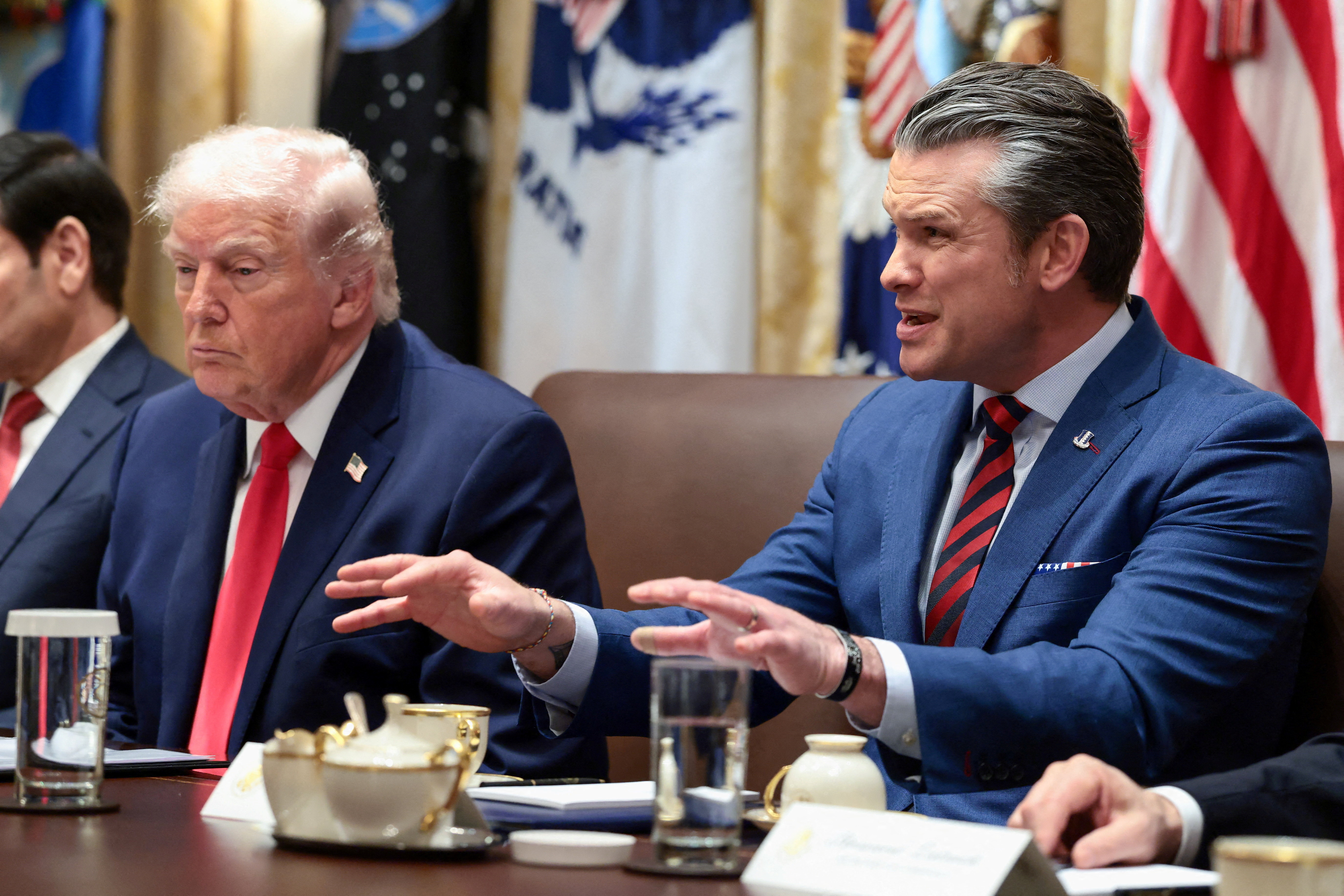 FILE PHOTO: U.S. cabinet meeting at the White House