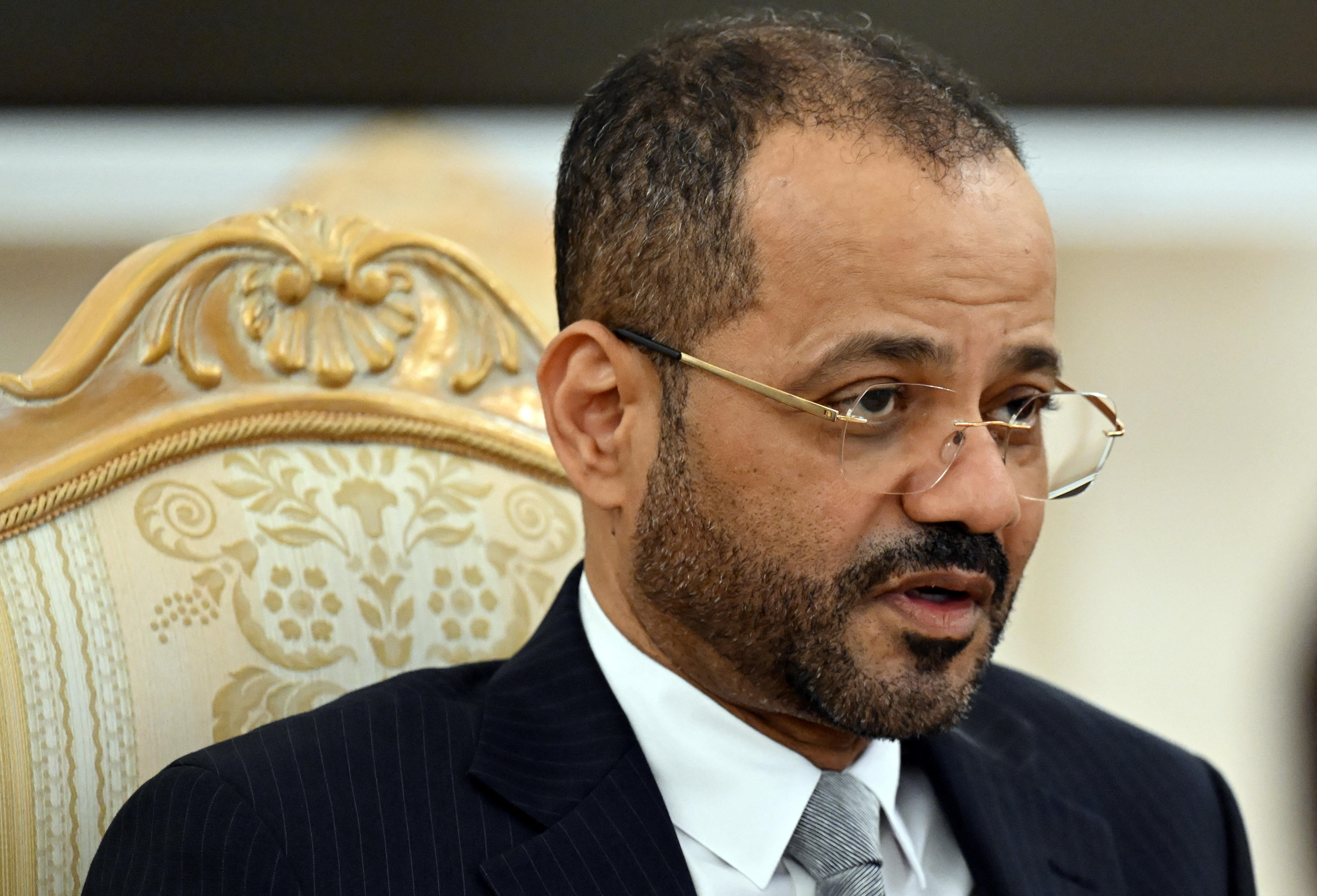 FILE PHOTO: Russia's Foreign Minister Sergei Lavrov meets with Oman's Foreign Minister Sayyid Badr bin Hamad bin Hamood Albusaidi in Moscow